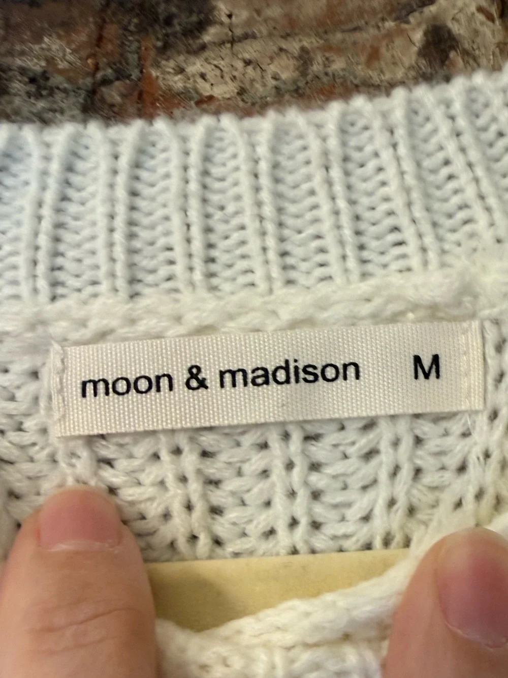 moon & madison chunky knit